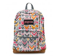 JanSport Right Pack Expressions Backpack, Coral Dusk Chevrons