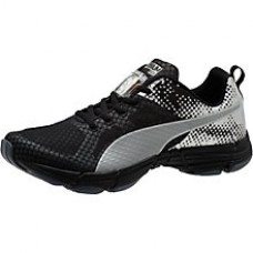 Puma Mobium Ride NightCat Powered Men's Running Shoes Black/Silver Metallic