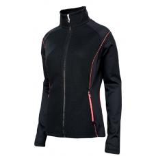 Spyder Women's Essential Mid Weight Core Sweater, Black/Pink