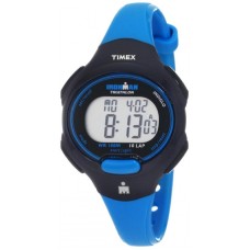 Timex Women's T5K526 Ironman Traditional 10-Lap Bright Blue Resin Strap Watch