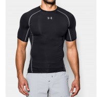 Under Armour Men's HeatGear® Armour Short Sleeve Compression Shirt, Black