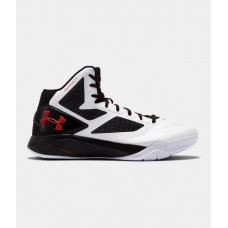 Under Armour Men's ClutchFit™ Drive II Basketball Shoes, Black/White/Red