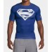 Under Armour Men's Chrome Compression Short Sleeve Shirt, Superman