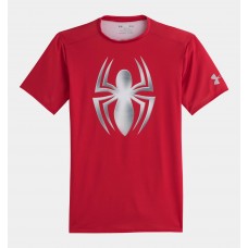 Under Armour Men's Chrome Compression Short Sleeve Shirt, Spider-Man